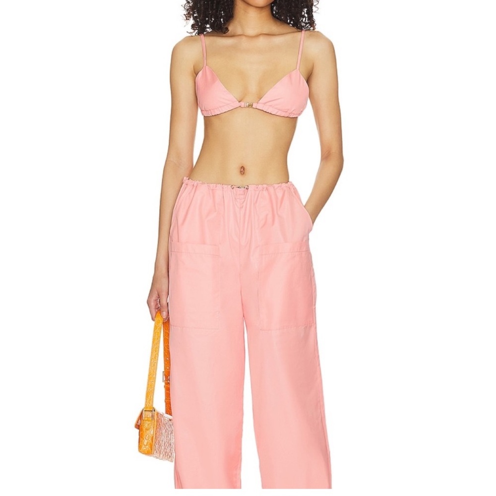 SNDY’S X REVOLVE Paloma Pant & Carmelle Top in Pink NWT